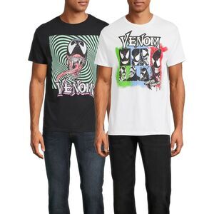 Marvel Venom Men's Graphic Tees Shirts Medium White OR Black You choose NEW